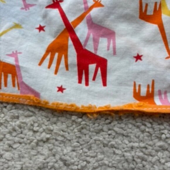 Vintage Handmade Giraffe Print Toddlers Dress - Picture 5 of 12